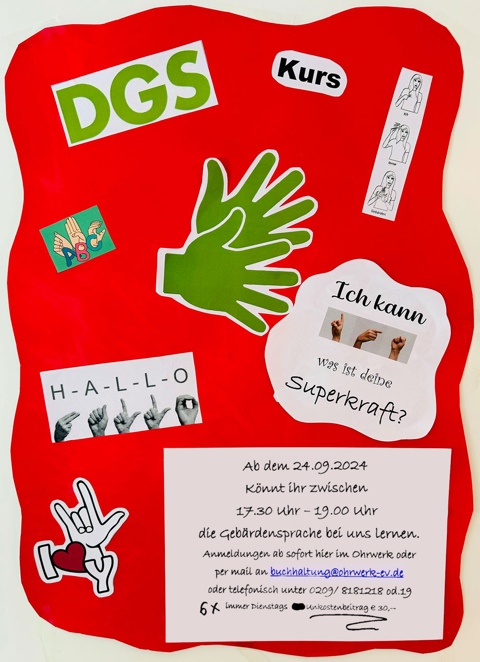 Gebärdensprache lernen